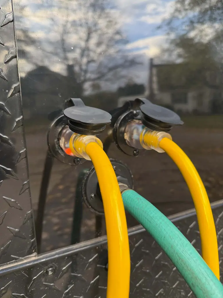 Power and water hookups